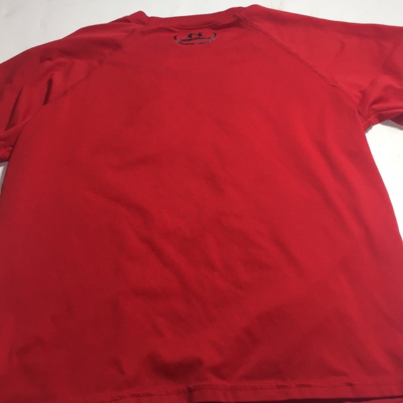 Under Armour Red t-shirt Size Youth boys Large - Picture 4 of 8
